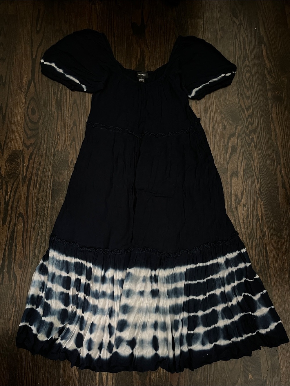 SALE 3/$15 Karen Kane Navy Blue Maxi Dress size Small